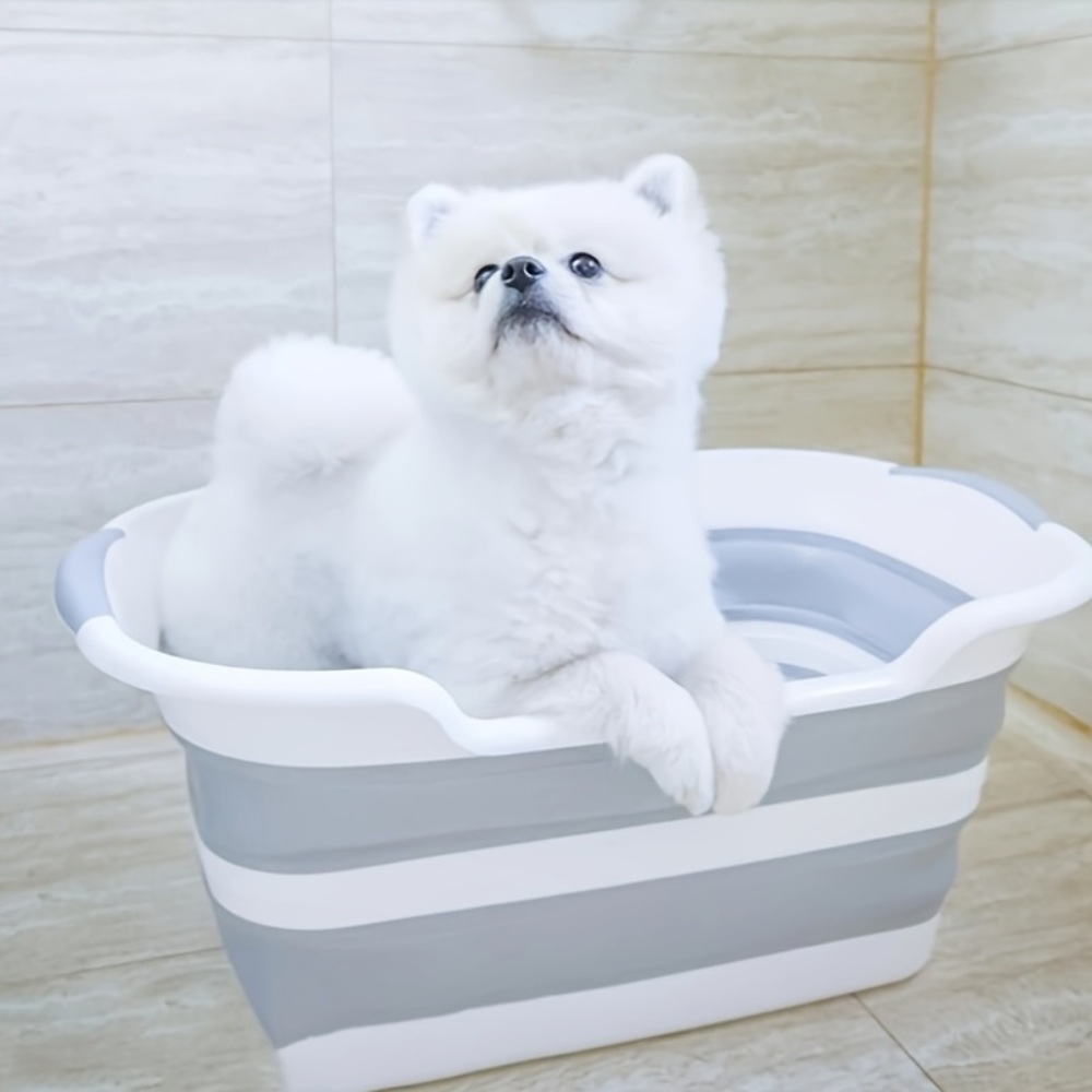 반려동물 미니 욕조 반려견 반려묘 애완동물 목욕 휴대용 접이식