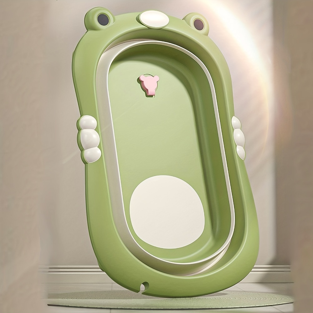 반려동물 미니 휴대용 접이식 욕조 반려견 반려묘 애완동물 목욕 개구리