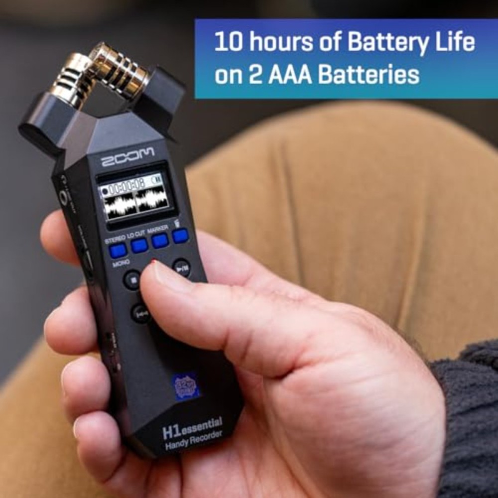 줌 Zoom h1 에센셜 녹음기 보이스레코더 팟캐스트 연주 ASMR 인터뷰 USB 마이크 - 상세 이미지 4
