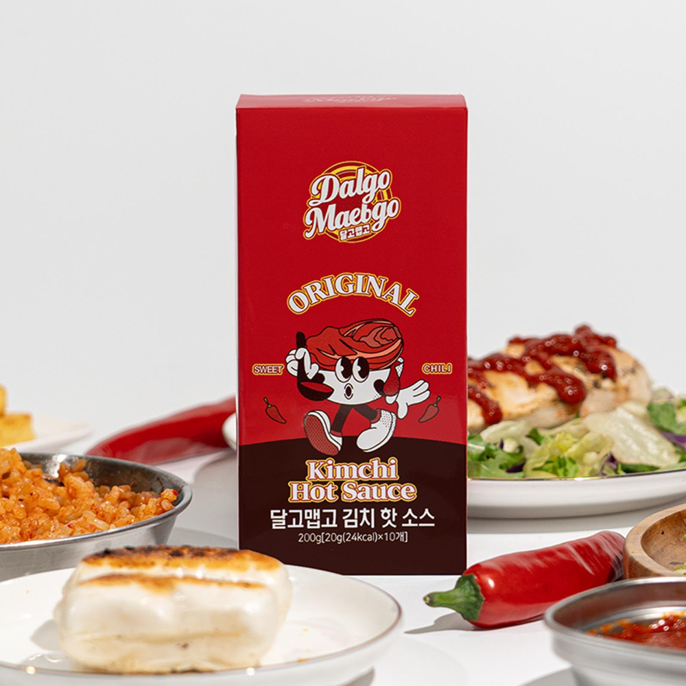 달고맵고 김치 핫 소스 여행 캠핑 완벽한 요리 완성 짜먹는 스리라차 - 상품 이미지