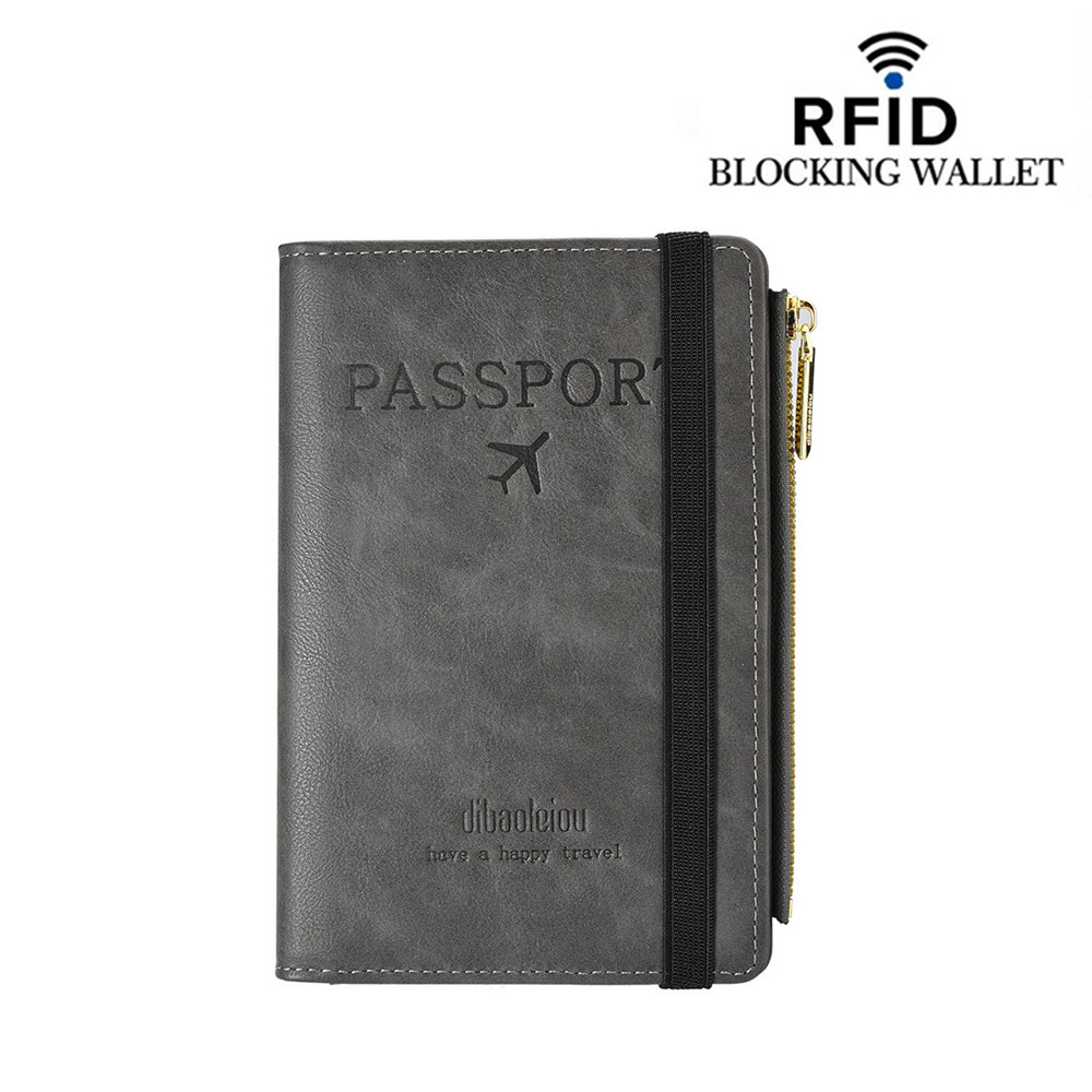 가죽 여권케이스 전자여권 케이스 rfid 안티스키밍 카드 - 상세 이미지 2