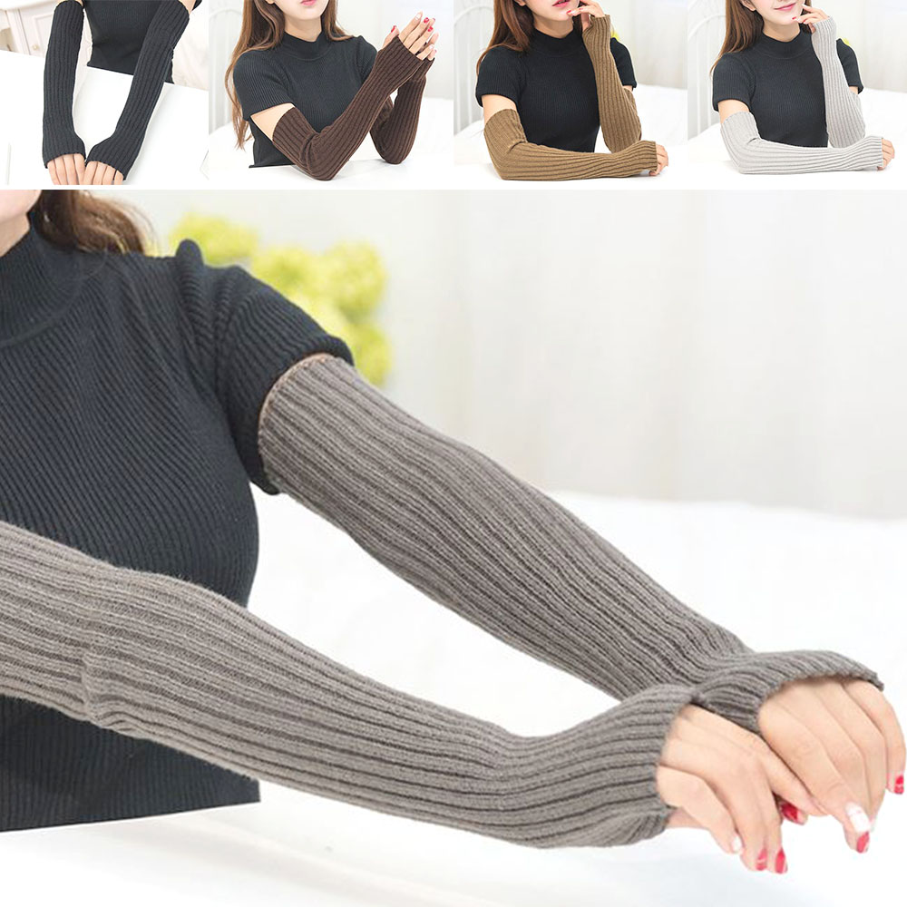 여성 니트 팔토시 따스한 여자 골지 팔보호 암워머