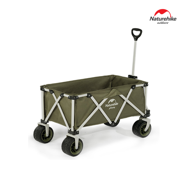 네이처하이크 와이드휠 캠핑웨건 [카키]