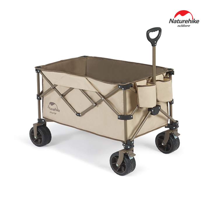 네이처하이크 와이드휠 캠핑웨건 [브라운]