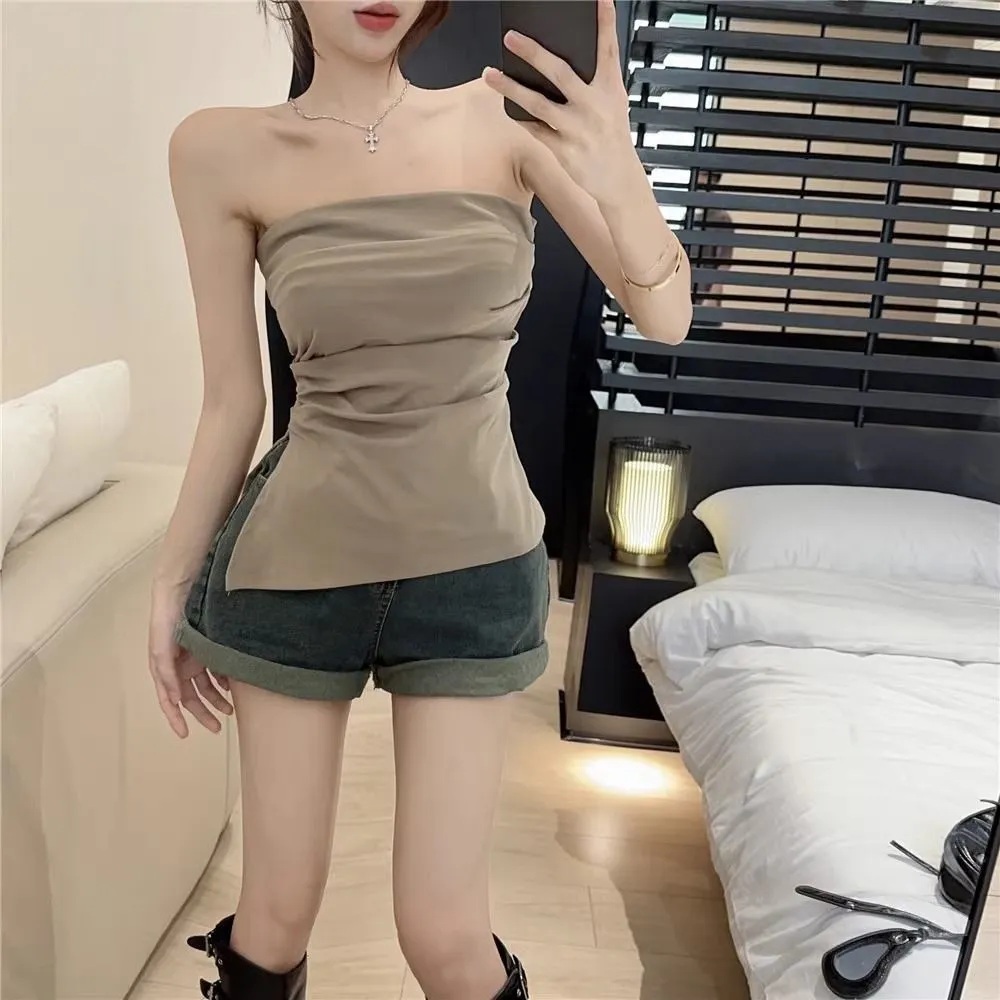 라디오스타 874회 허니제이 티셔츠 튜브탑 민소매 오프숄더 의상 옷 패션 - 상세 이미지 4