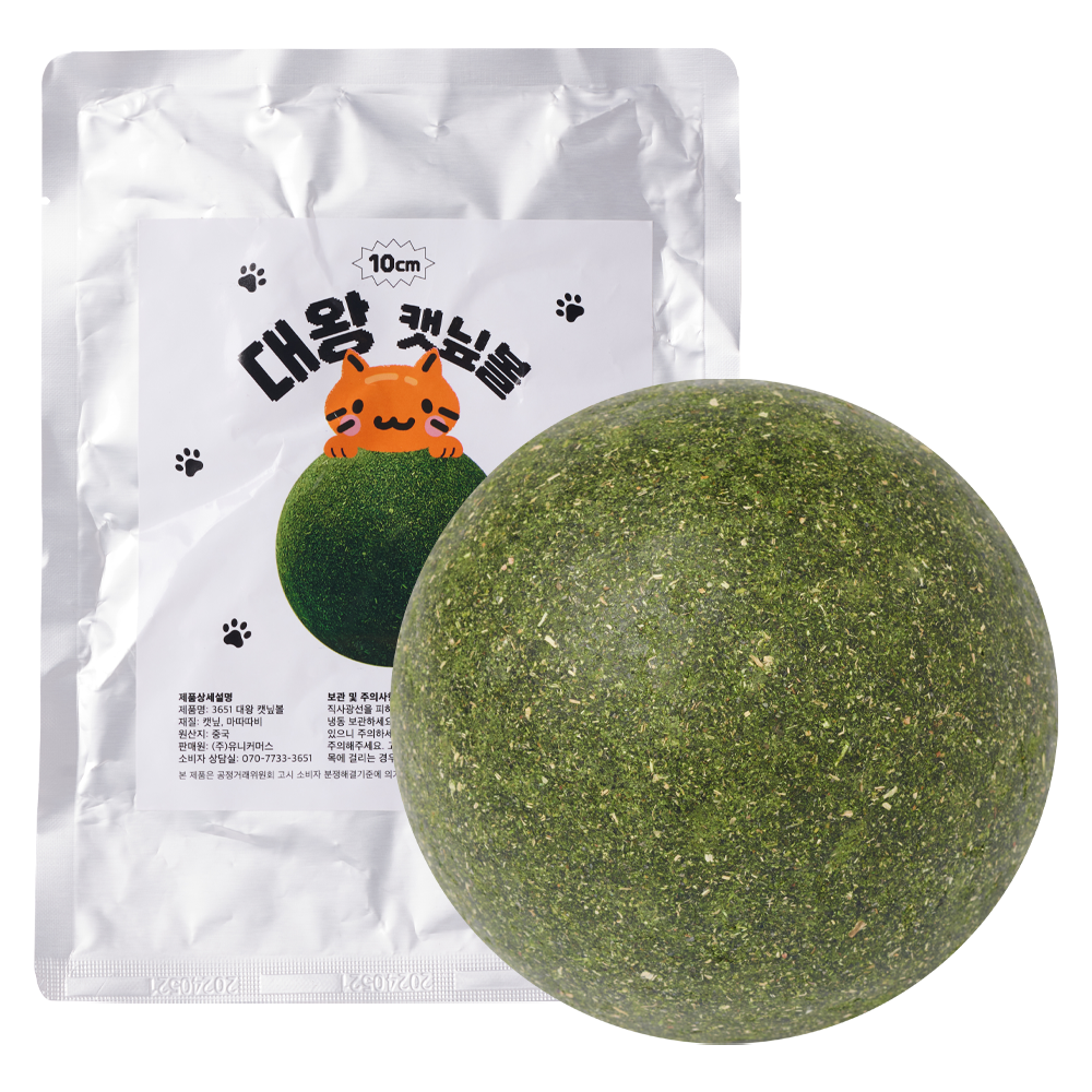 3651 대왕 캣닢볼 마따따비 고양이 장난감 캣닢