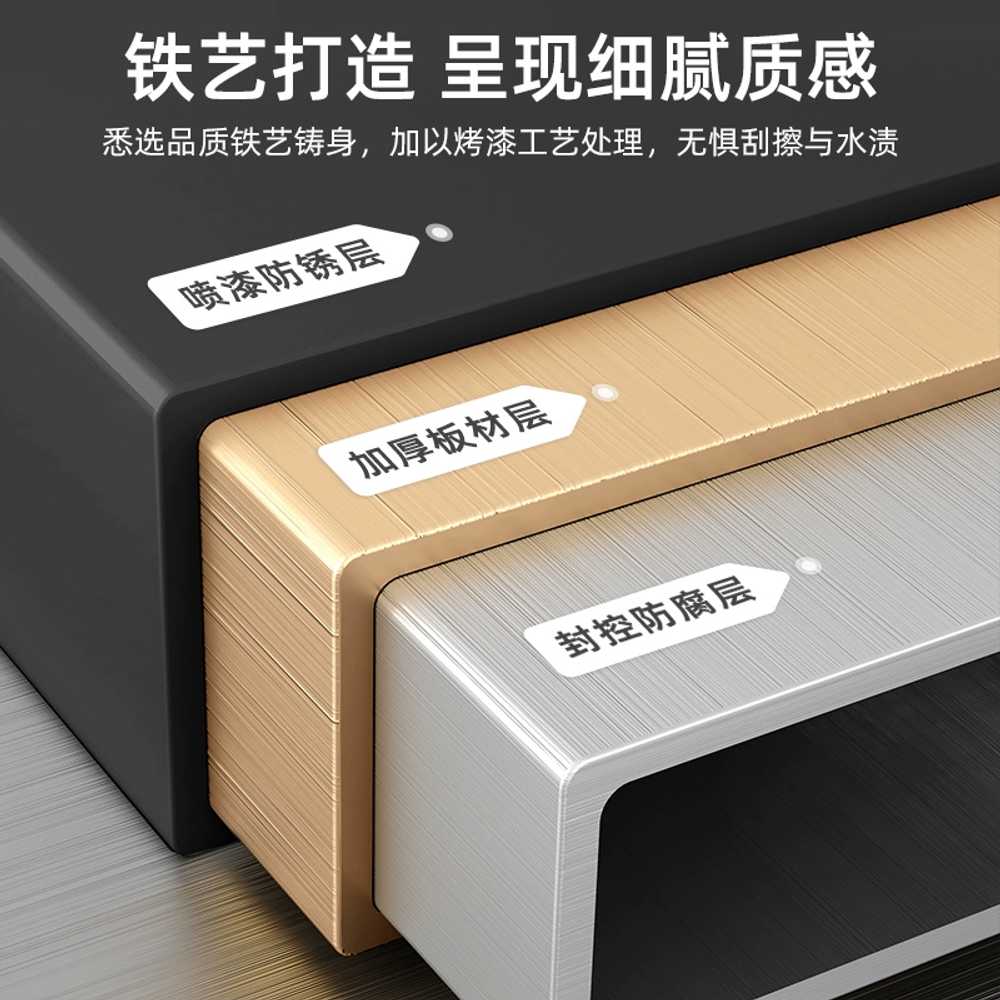 거실 사이드테이블 코너 틈새 탁자 보조 티 테이블 50x30x60 - 상세 이미지 4