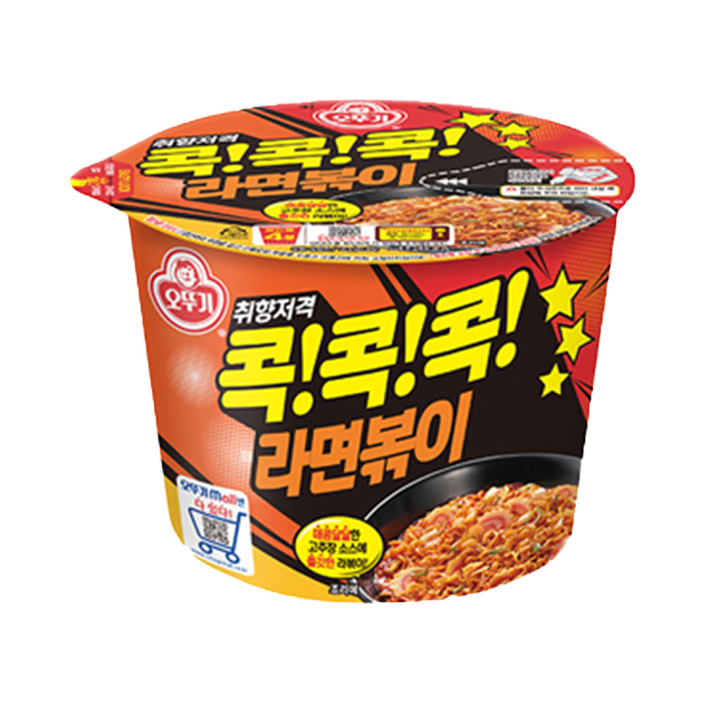 오뚜기 콕콕콕 라면볶이 큰컵라면 120g, 1개