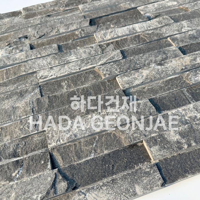 철평석 패널타일 300x70x15T / 하다건재 천연석타일