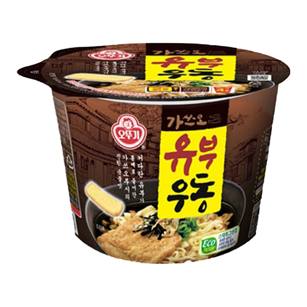 오뚜기 유부우동 큰컵라면 100g, 1개 - 상품 이미지