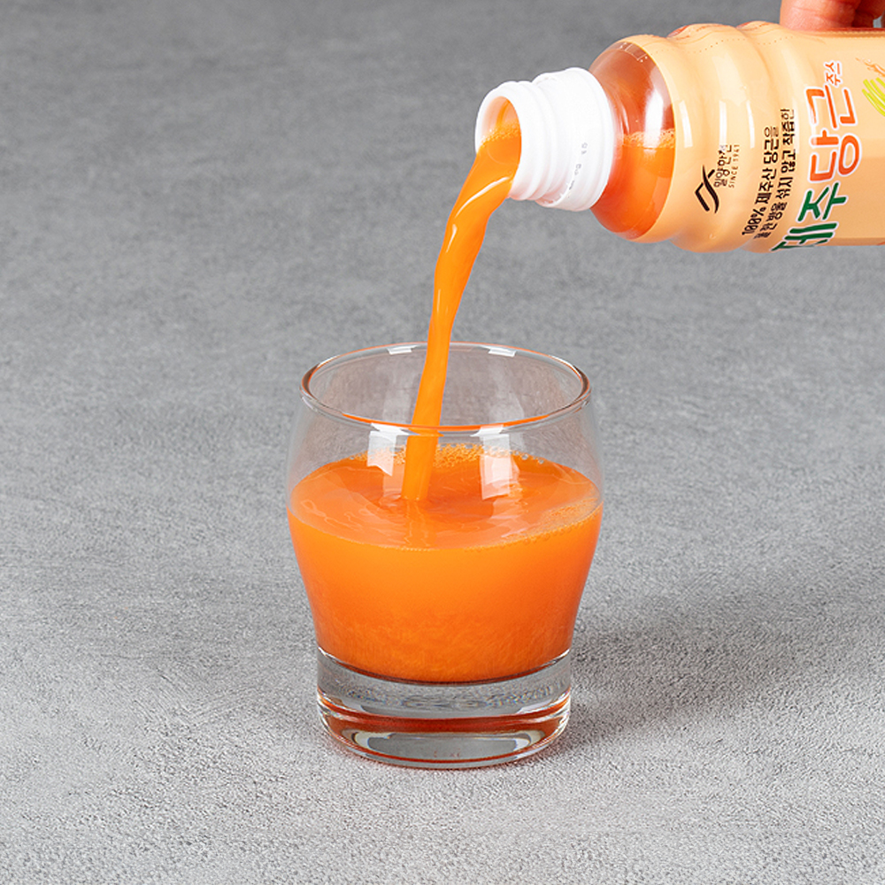 밀양한천 제주 당근 주스 180ml 12병 당근쥬스