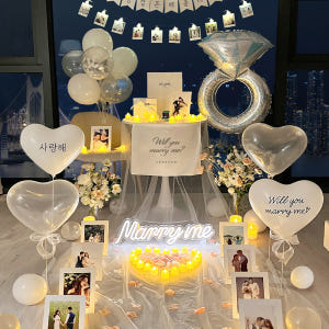 러브헌터 프로포즈 용품 이벤트 세트 풍선 셀프 신혼집 답 결혼 소품업체 ... 실사용 후기 | 효과 있을까? - 상품 이미지 2