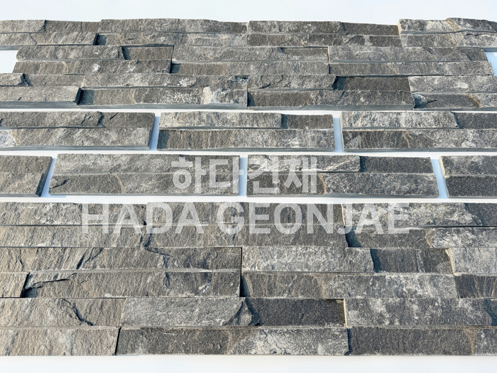 철평석 패널타일 300x70x15T / 하다건재 천연석타일