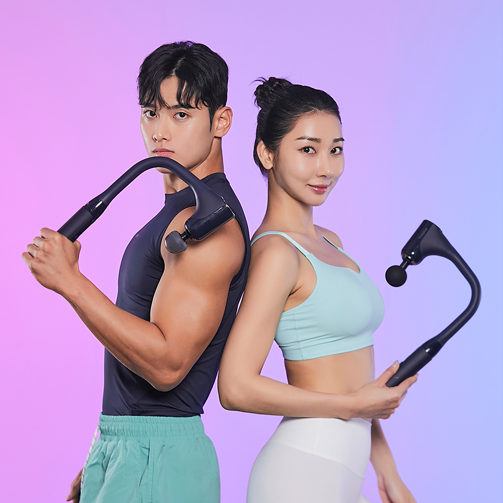 휴플러스 마사지기 커브건 PRO C20 + 손가락분리형 손 마사지기 - 상세 이미지 4