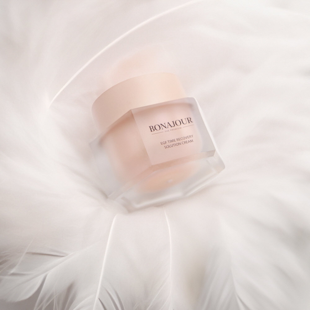 보나쥬르 비건 EGF 영양 크림 / 고영양 고보습 리페어 주름탄력크림 50ml - 상세 이미지 5