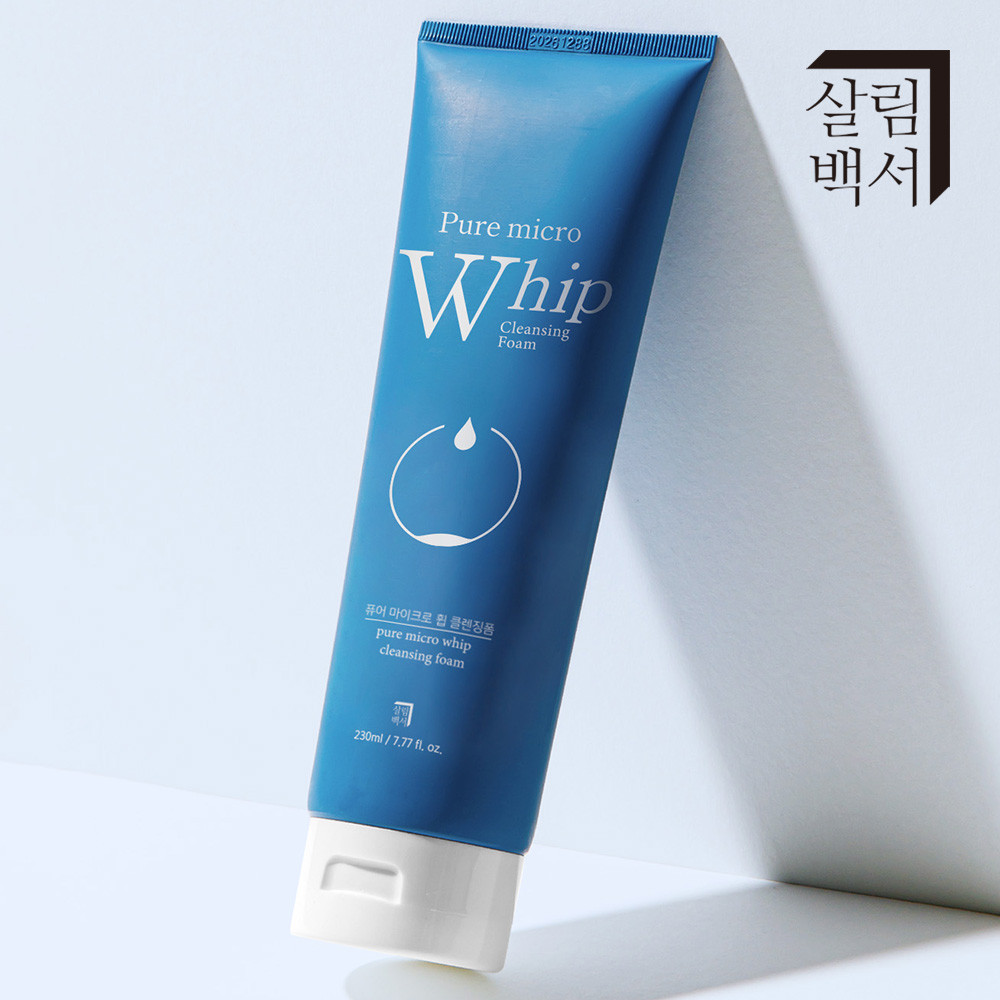 살림백서 퓨어 마이크로 대용량 휩 폼클렌징