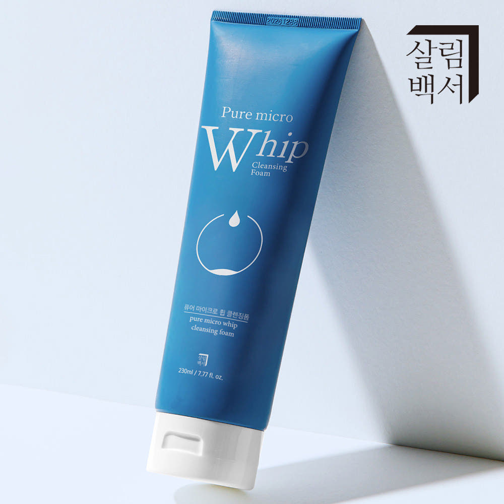 살림백서 퓨어 마이크로 대용량 휩 폼클렌징 230ml, 4개 가격 비교 살림백서 살림백서 퓨어 마이크로 대용량 휩 폼클렌징 230ml, 4개