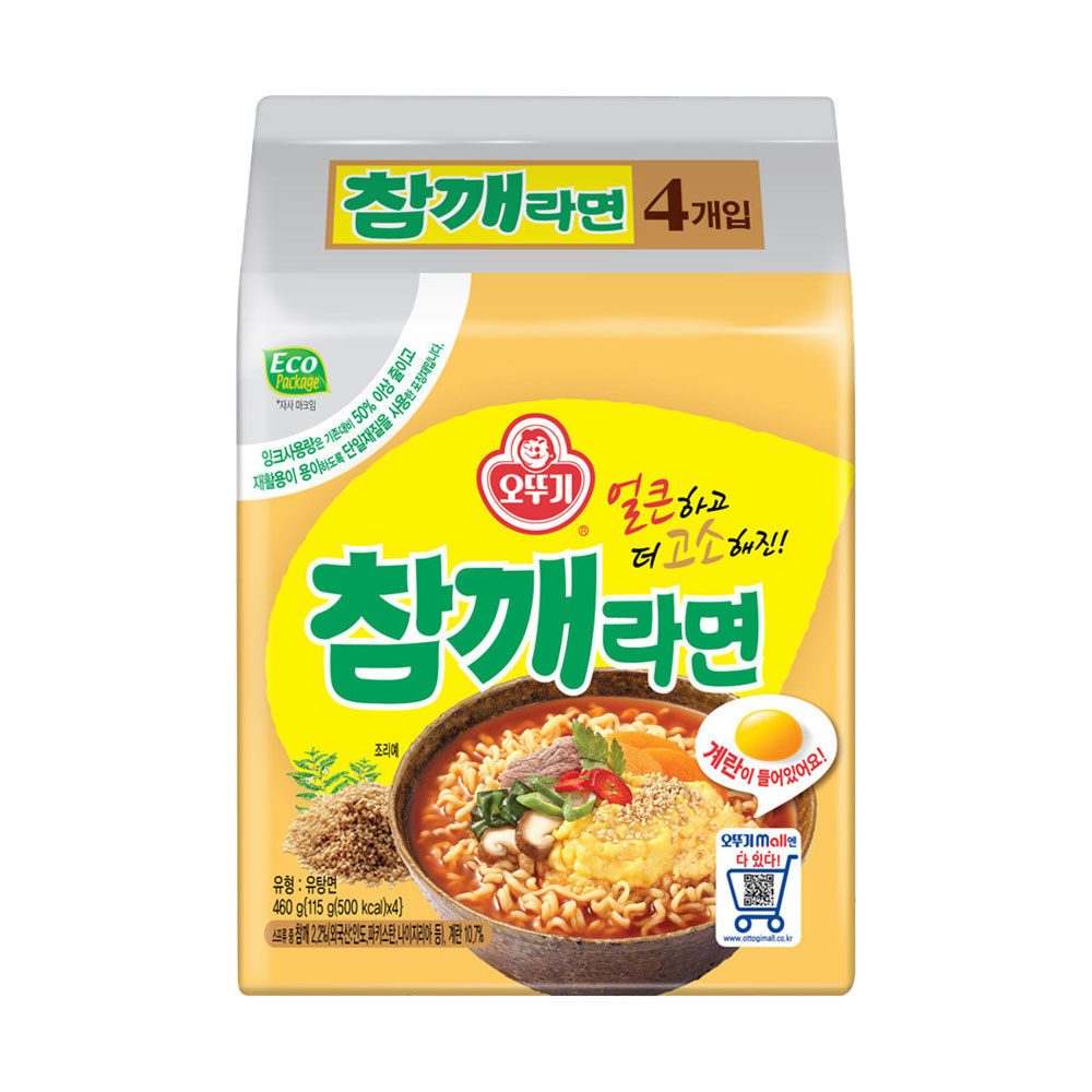 오뚜기 참깨라면 115g, 4개