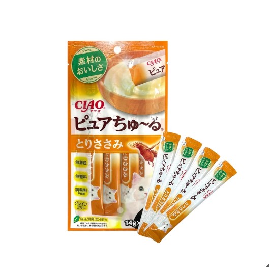 챠오 퓨어츄르 14g x 72입 그레인프리 닭가슴살 참치 - 상세 이미지 2