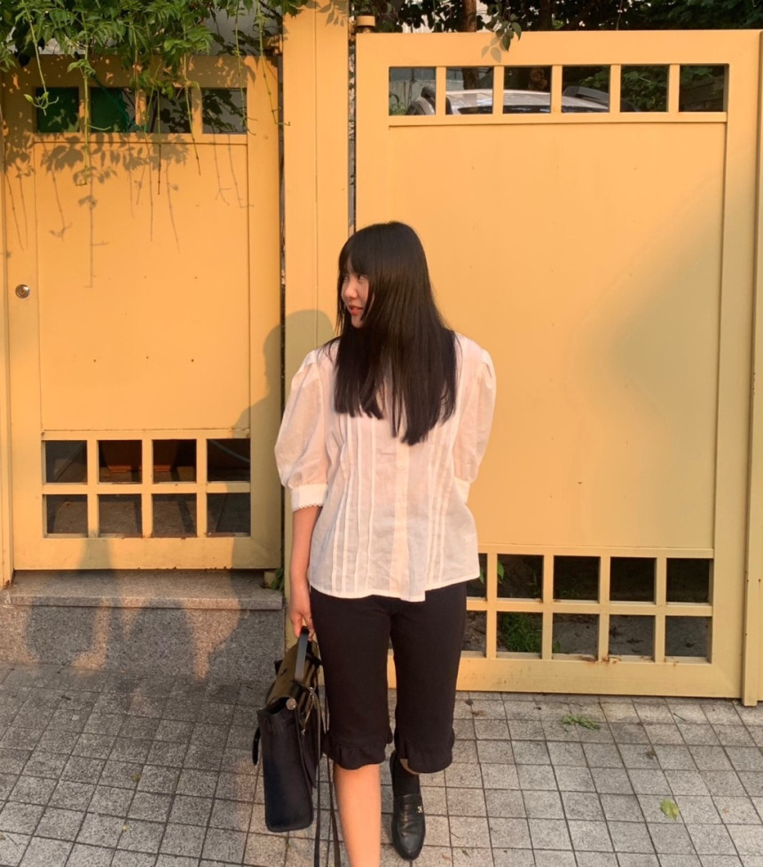 (당일) 러브 프릴 5부 레깅스 밴딩 팬츠 상세 이미지 1