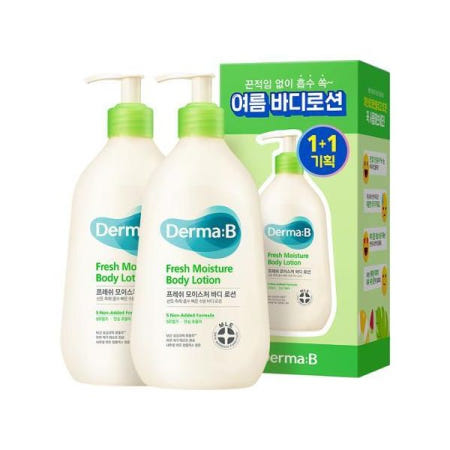 [여름로션]더마비 프레쉬 모이스처 바디로션 400ml 1+1 기획