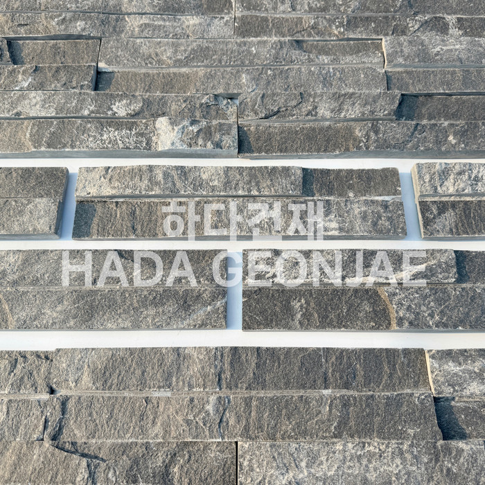 철평석 패널타일 300x70x15T / 하다건재 천연석타일