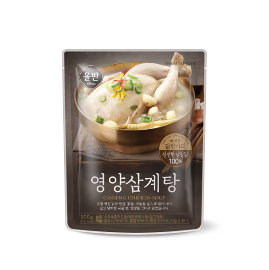 [신세계푸드] 영양가득 초간단! 올반 영양삼계탕 900g - 상세 이미지 2