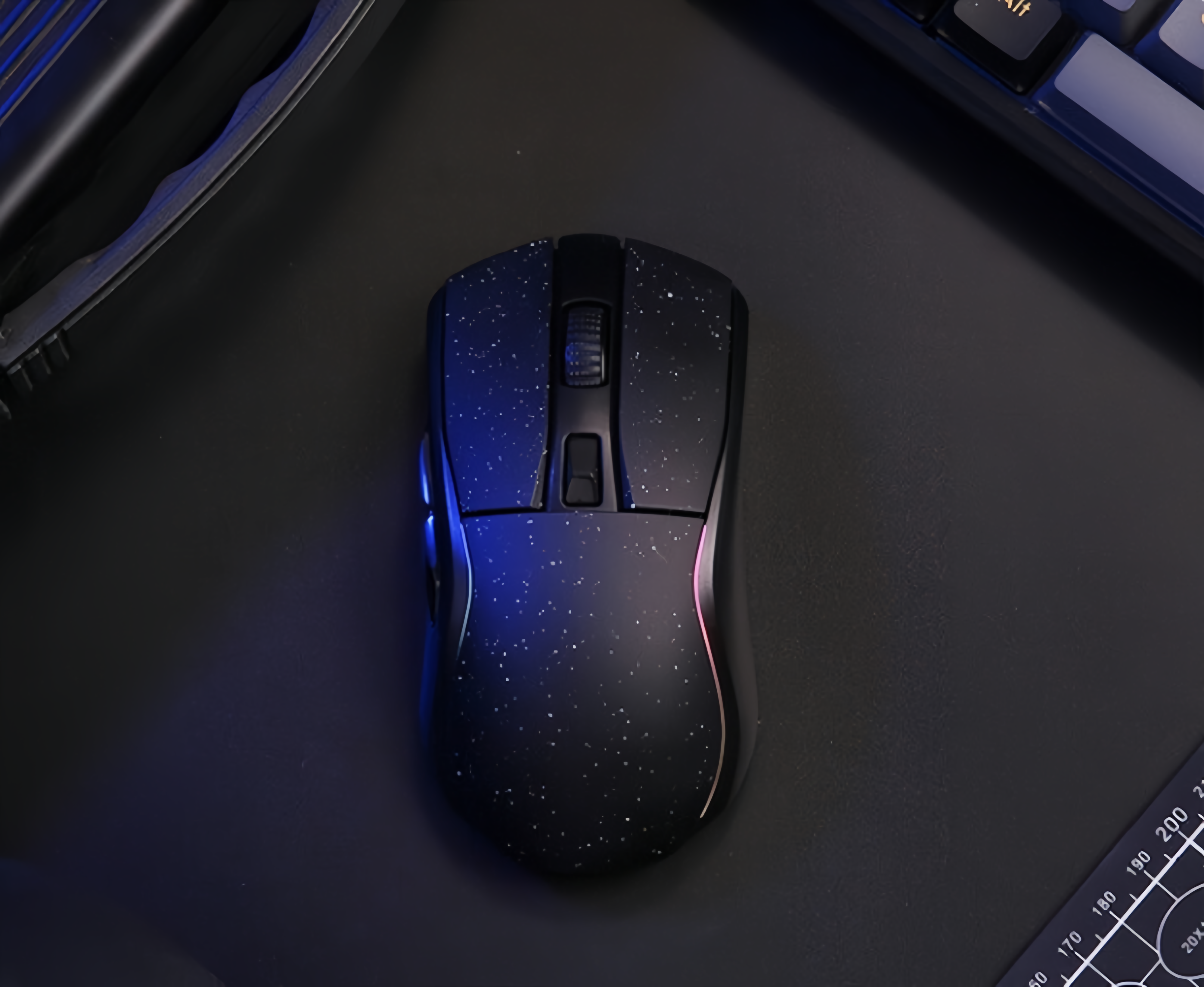 다얼유 A950 유선 무선 경량 블루투스 게이밍 마우스 DAREU A950 블랙 - 상품 이미지