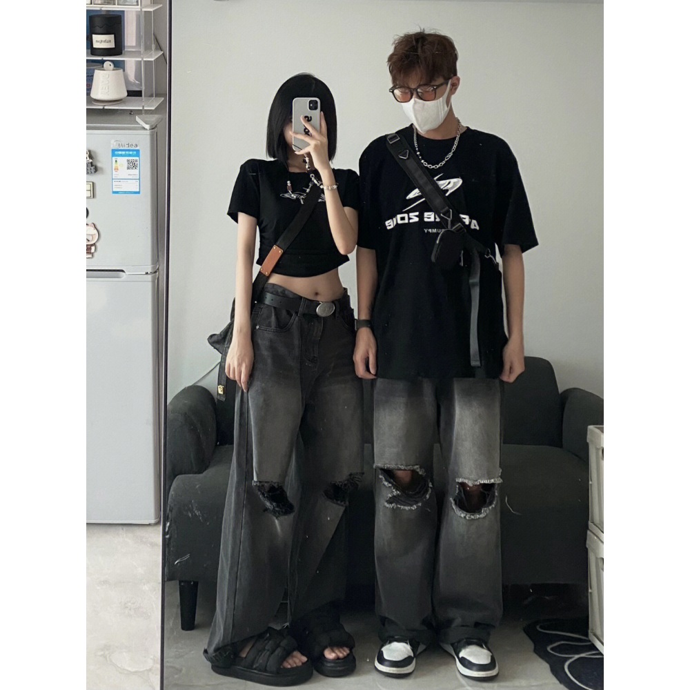 라디오스타 874회 허니제이 팬츠 바지 데님 와이드 스트레이트 의상 옷 패션 - 상세 이미지 2