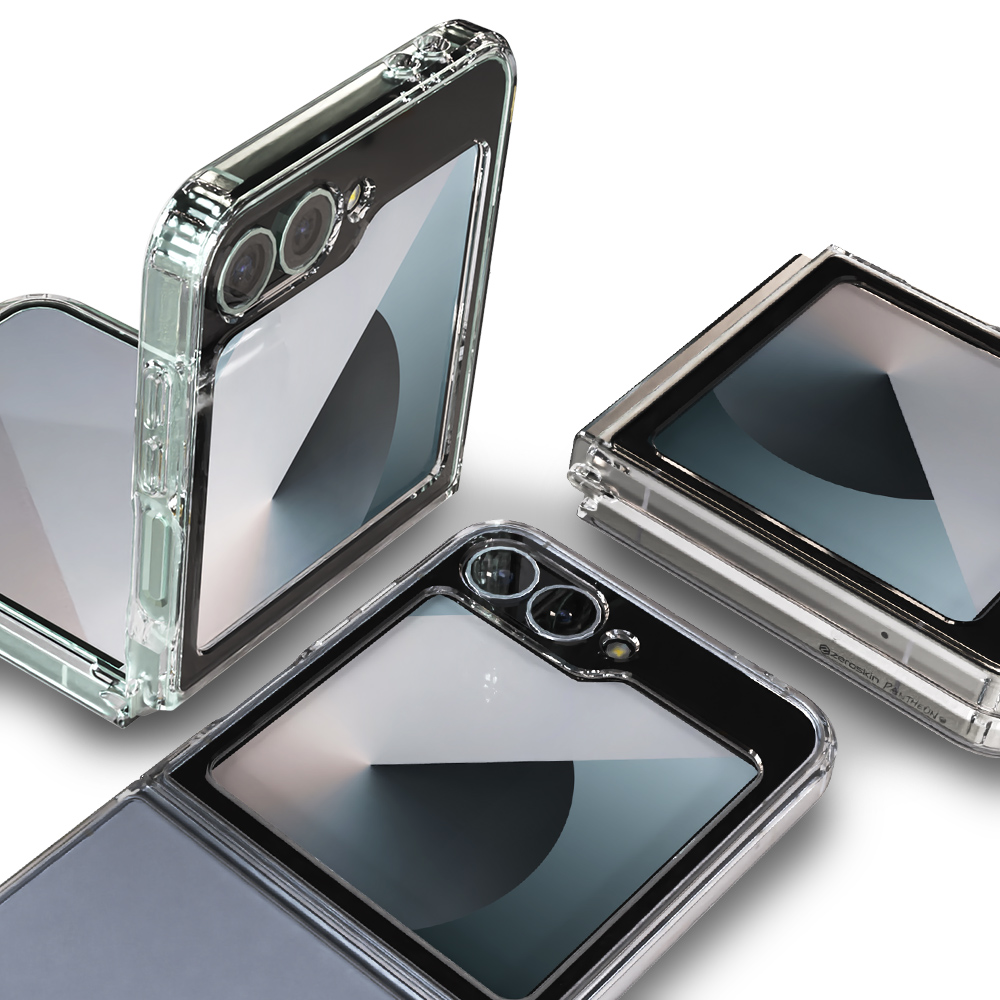 제로스킨 하이브리드 충격보호 케이스 판테온 투명, 갤럭시Z 플립7FE - 상세 이미지 5