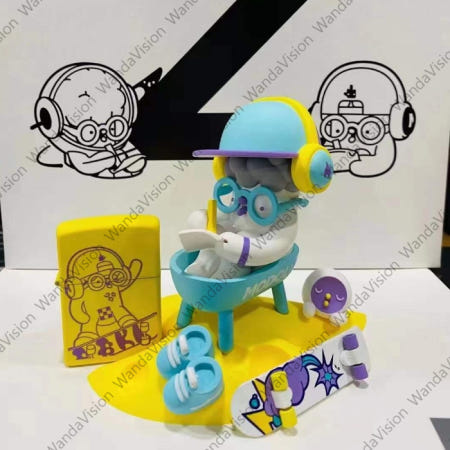 [해외]황색 무광칠 모돌리 킥보드 컬래버레이션 지포라이터