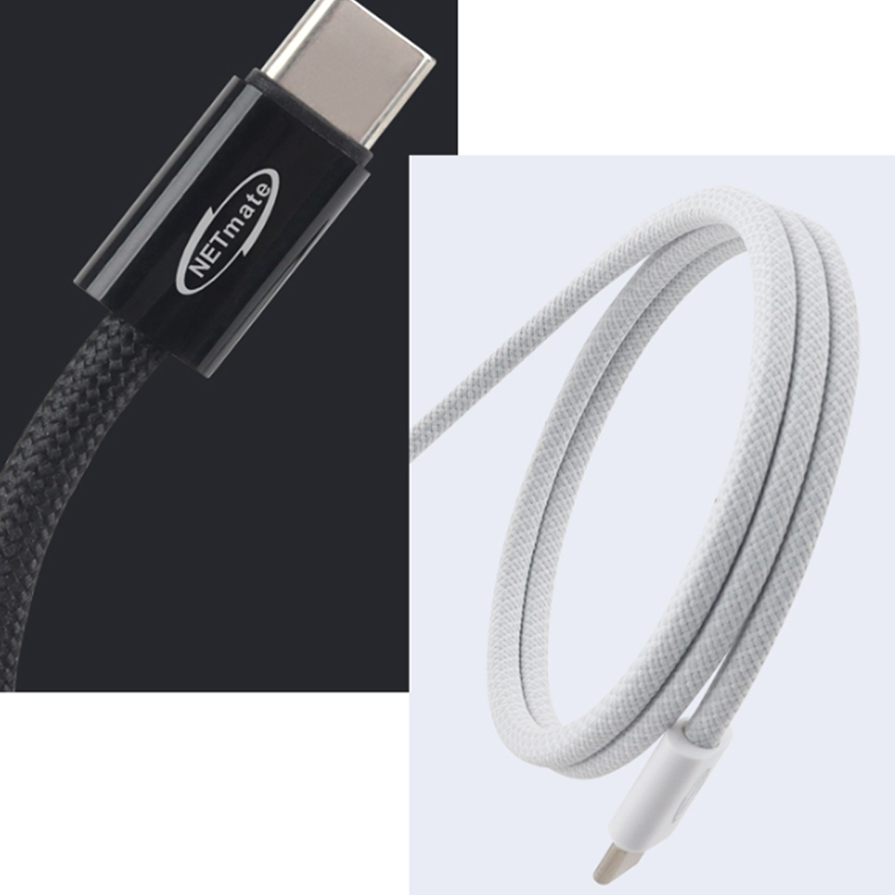 강원전자 넷메이트 USB C타입 초고속 충전 자석 마그네틱 케이블 선정리 1m - 상세 이미지 3