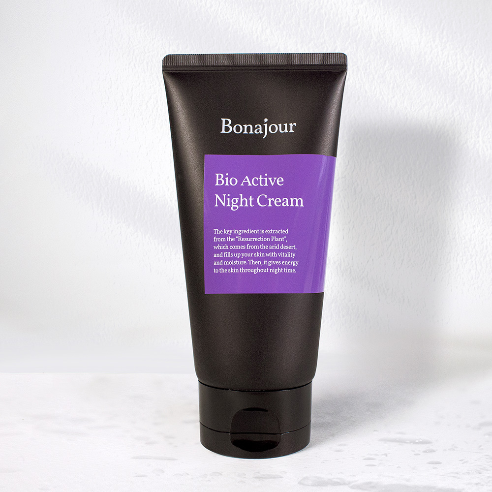 보나쥬르 비건 부활초 숙면크림 /  주름탄력케어 글리세릴글루코사이드 나이트 크림 80ml - 상세 이미지 2
