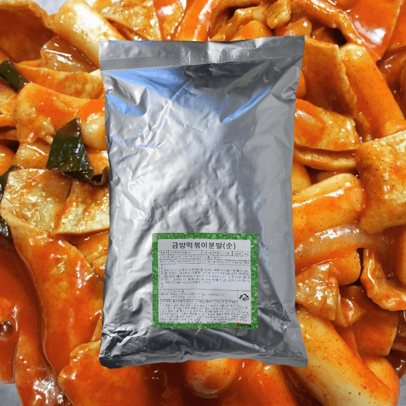 금양식품 떡볶이분말 순한맛 2KG 떡볶이소스 가루 떡볶이시즈닝 - 상품 이미지