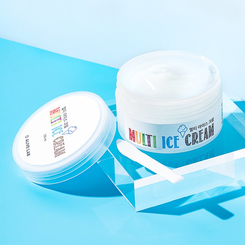 얼라이브랩 멀티 아이스 크림 빙하수 진정 수분크림 100ml