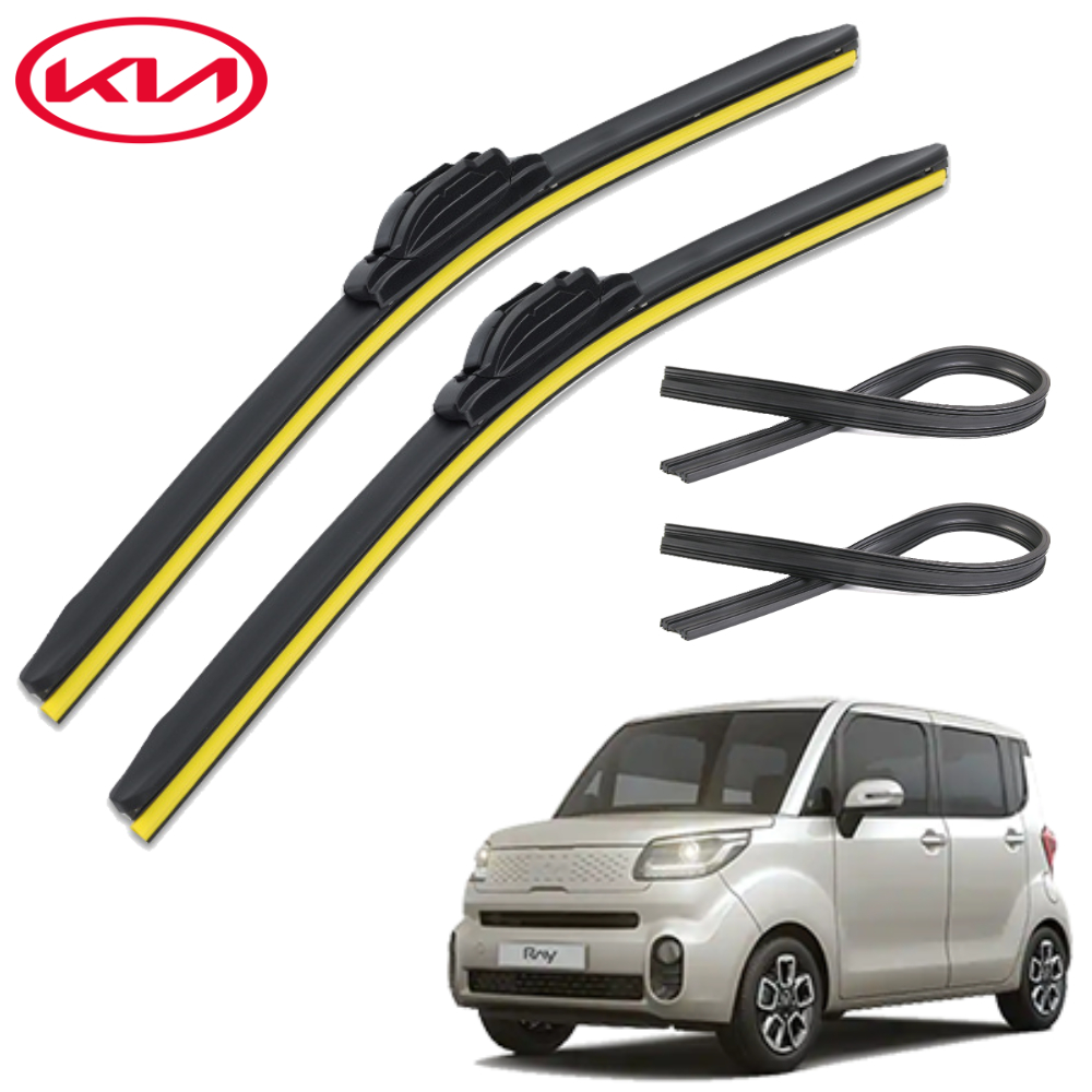 1+1+1 레이 윈도우브러쉬 와이퍼 블레이드 리필고무 세트 PR - 메인 이미지