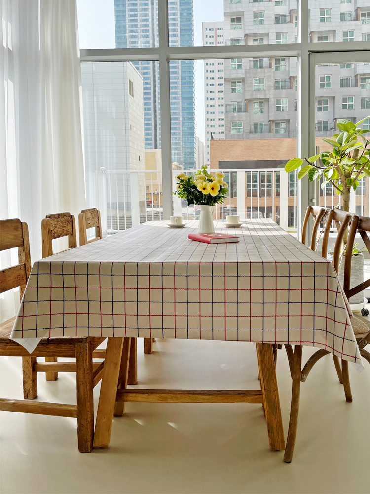 쇼니홈리빙 방수 식탁보 행사용 테이블보 식탁커버 야외 사각 2인용