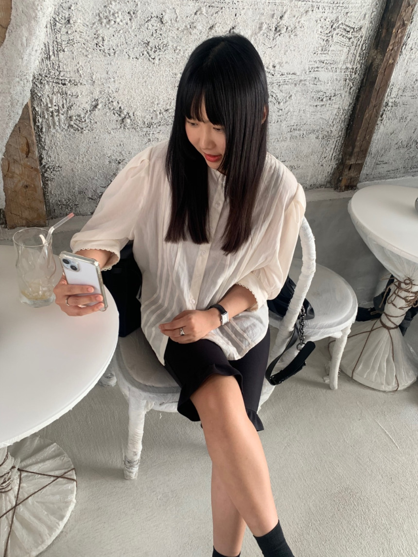 (당일) 러브 프릴 5부 레깅스 밴딩 팬츠 상세 이미지 2