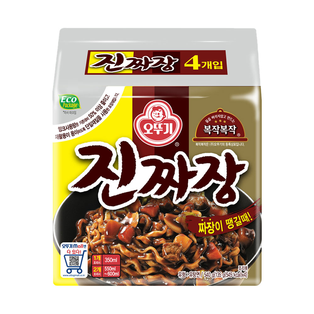 오뚜기 진짜장 135g, 4개