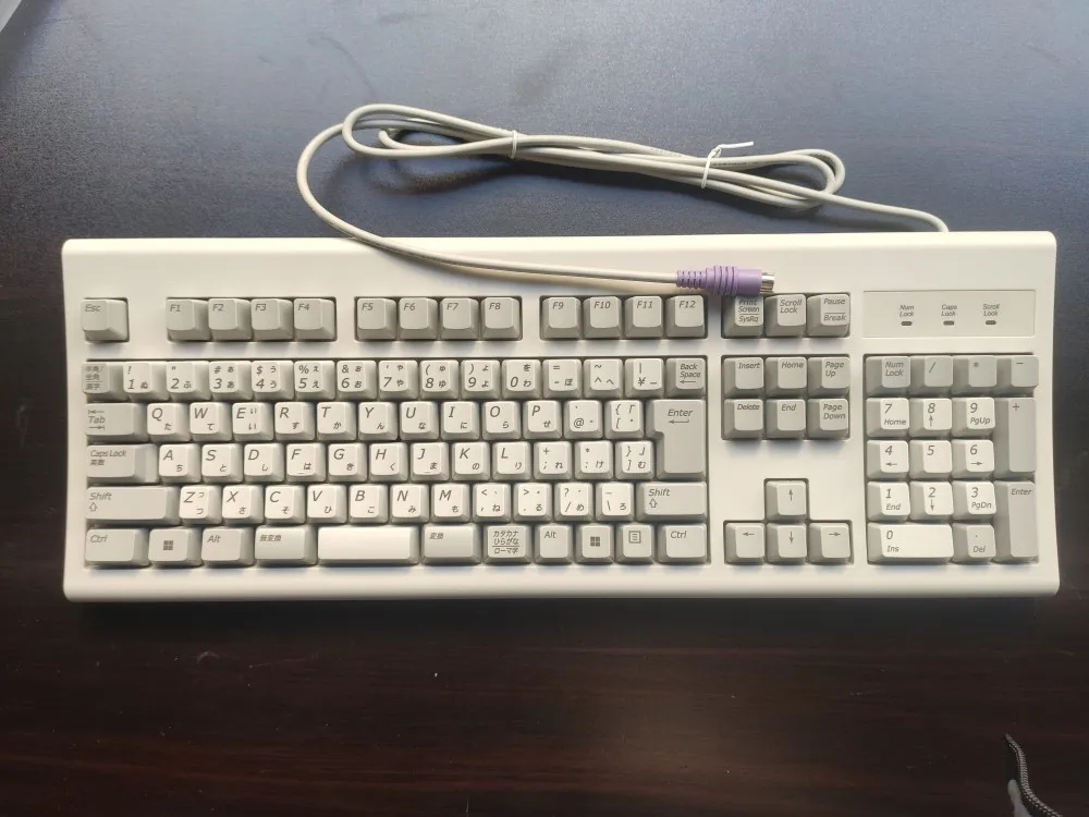 NEC KB-1776 라운드 PS2 KU-1778 레트로 고급 USB 일본어 유선 키보드 - 상세 이미지 2