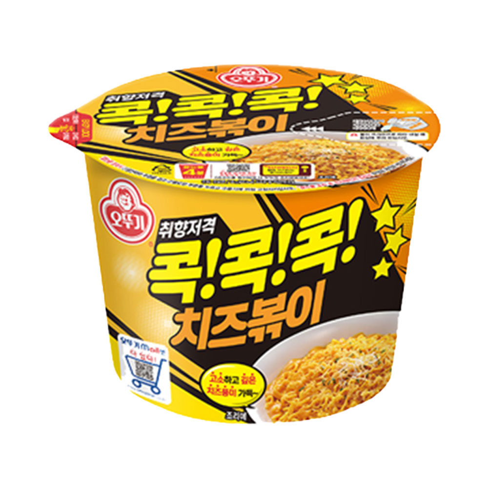 오뚜기 콕콕콕 치즈볶이 큰컵라면 95g, 1개