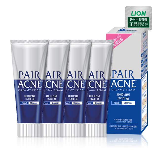 페어아크네 크리미폼 80g x 4개/지성피부 저자극 풍부한거품 솔직 후기 | 피부 타입별 분석 - 대표 이미지