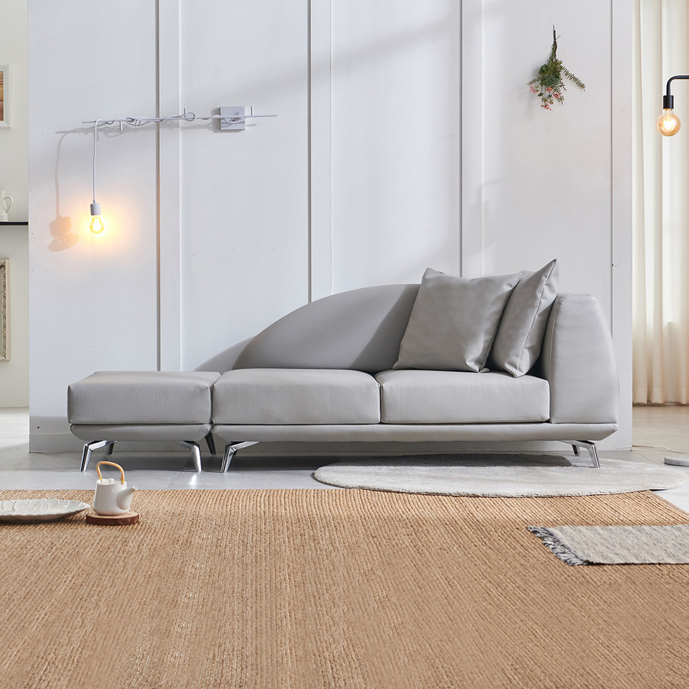 동서가구 코비언 가죽 2인소파(스툴포함) DF921674