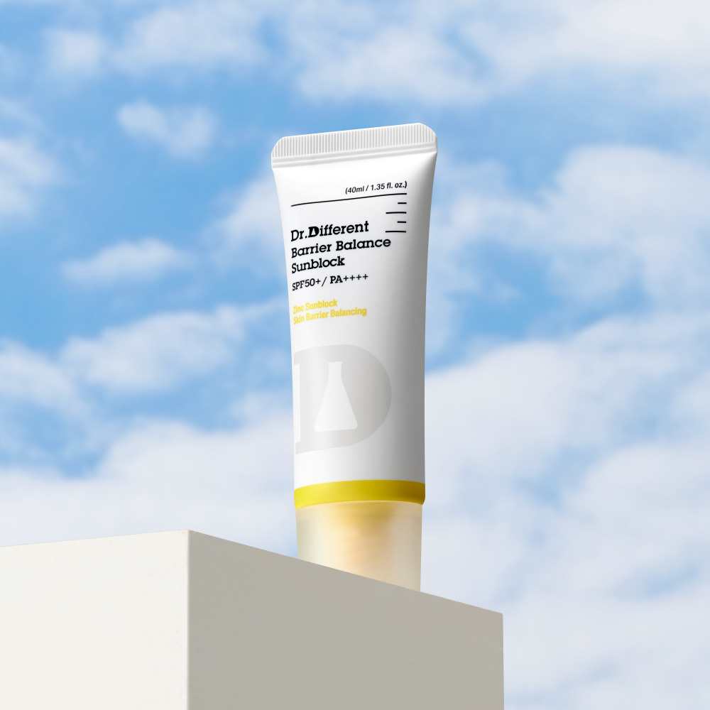 닥터디퍼런트 베리어 밸런스 SPF50+선크림 40ml/ 백탁없는 무기자차 - 상품 이미지