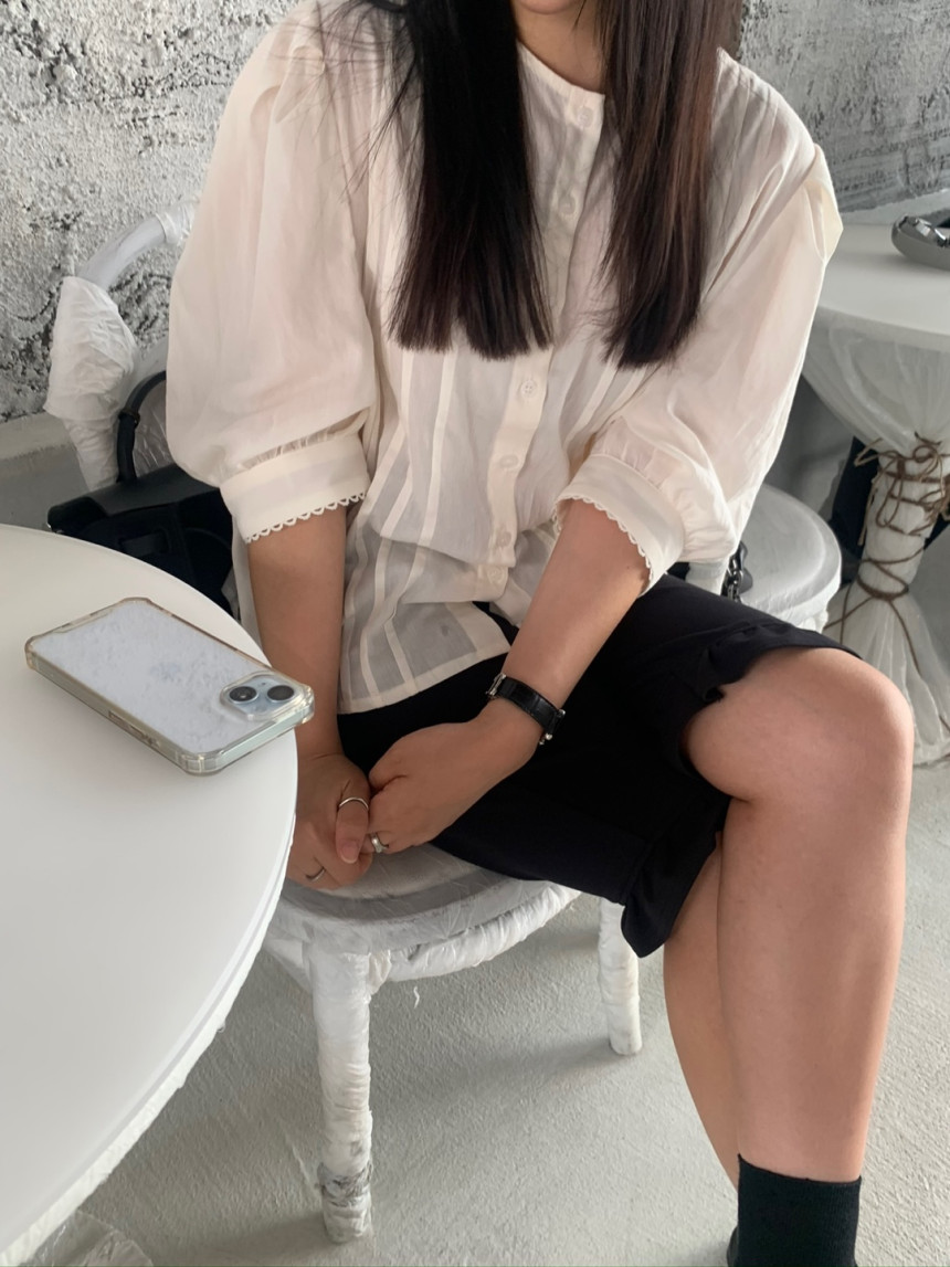 (당일) 러브 프릴 5부 레깅스 밴딩 팬츠 상세 이미지 10