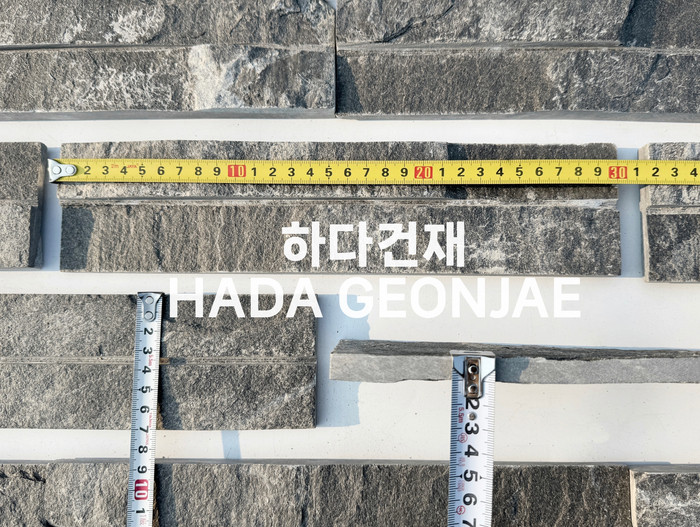 철평석 패널타일 300x70x15T / 하다건재 천연석타일