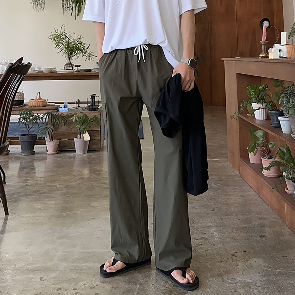 남자냉장고바지 남자여름바지 쿨링 카고 와이드 아이스 팬츠