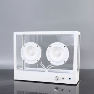 투명스피커 거실 감성 스피커 인테리어 블루투스 스피커 s 화이트 개봉기 | 실사용 후기 - 상품 이미지 1