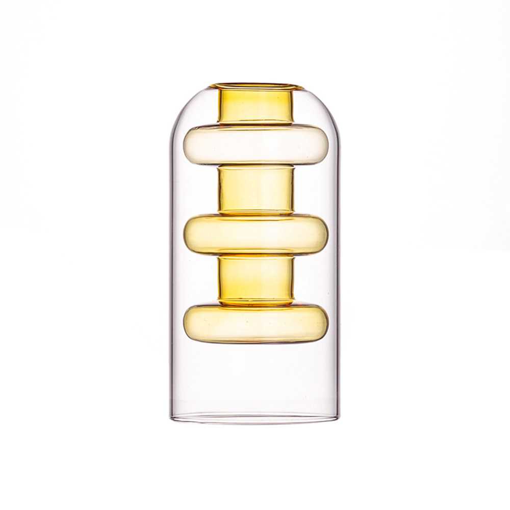 꽃병 유리화병 VASE 빈티지 오브제 유리 꽃 2단 물방울 이미지 6