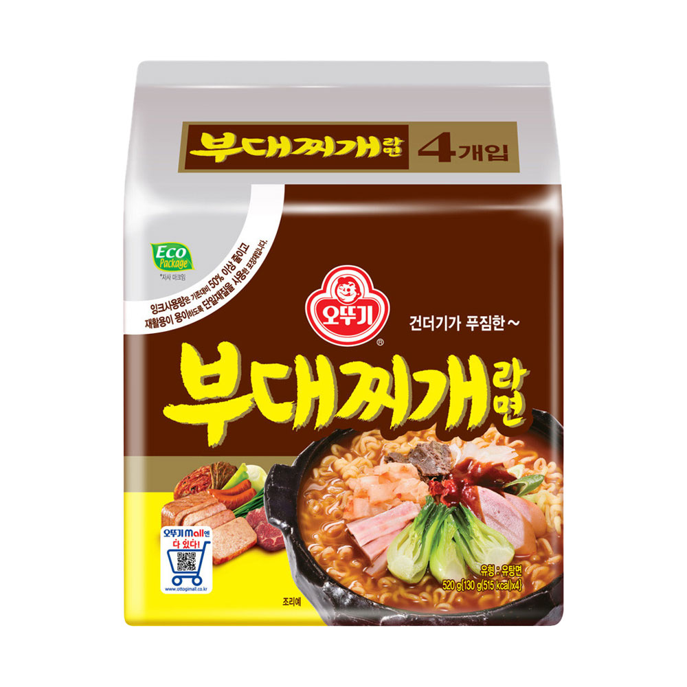 오뚜기 부대찌개라면 130g, 4개